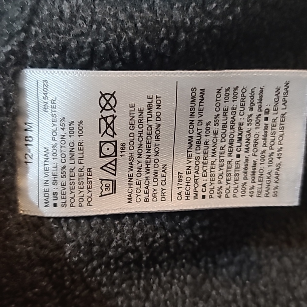 OLD NAVY/ Garanimals Kids Quilted Grey Hoodie Jacket And Sweater Size 12-18M, 2T - Picture 7 of 13